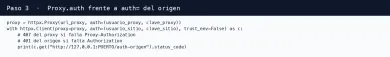 Proxy.auth frente a auth= del origen