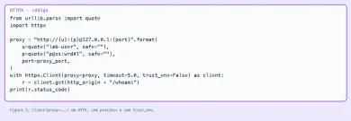 Client proxy= com quote da senha dummy