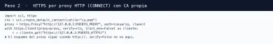 HTTPS a través de un proxy HTTP con CA propia